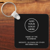 Uw Logo Professionele Bedrijfs Onderneming Corpora Sleutelhanger (Voorkant)