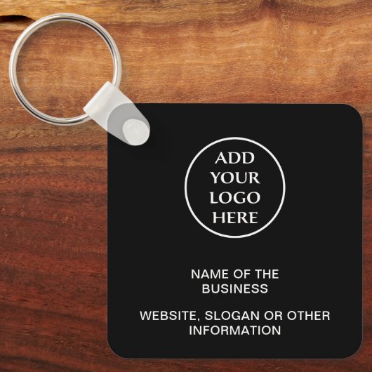 Uw Logo Professionele Bedrijfs Onderneming Corpora Sleutelhanger (Voorkant)