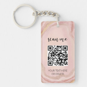 Uw Logo QR Code Business Professional Marketing Sleutelhanger