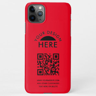Uw Logo- & QR-code Business Promotiona iPhone Cas iPhone 11Pro Max Hoesje