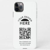 Uw Logo- & QR-code Business Promotiona iPhone Cas iPhone Hoesje (Achterkant)