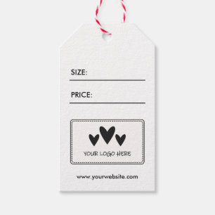 Uw Logo QR Code Prijs Cadeau Labels Cadeaulabel