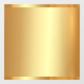 Uw Logo QR-codetekst Gouden lege achtergrond Raamsticker (Vel)