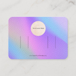 Uw Logo Rainbow Double Bow Hair Clip Display Visitekaartje