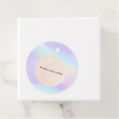 Uw Logo Rainbow Holographic Prijs Labels (In situ)