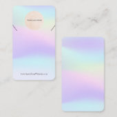 Uw Logo Rainbow Ketting Display kaart Visitekaartje (Voorkant / Achterkant)