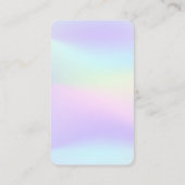 Uw Logo Rainbow Ketting Display kaart Visitekaartje (Achterkant)