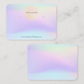 Uw Logo regenboog oorbel display Kaart groot Visitekaartje (Voorkant / Achterkant)