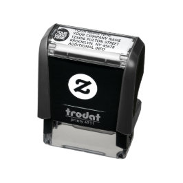 Uw Logo Retouradres 5 lijnen op maat Zelfinktende Stempel