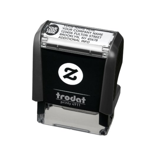 Uw Logo Retouradres 5 lijnen op maat Zelfinktende Stempel (Product)