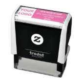 Uw Logo-retouradres Kleur Zelfinktstempel Zelfinktende Stempel (Product)