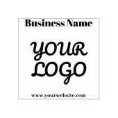 Uw Logo Retromodern Rubberstempel (Afrduk)