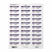 Uw Logo Returnadreslabels Voorbeeld Etiket (Full Sheet)