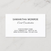 Uw Logo rood en wit schaakbord Visitekaartje (Achterkant)