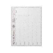 Uw Logo-roze platenfabriek, niet-gedateerd Notitieblok (Linkerzijde)