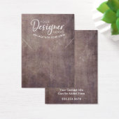 Uw Logo Rustic Grunge Ketting Holder Kaart (Bureau)