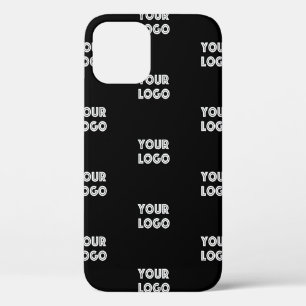 Uw Logo Simpel Herhalend Logo Zwart Case-Mate iPhone Case