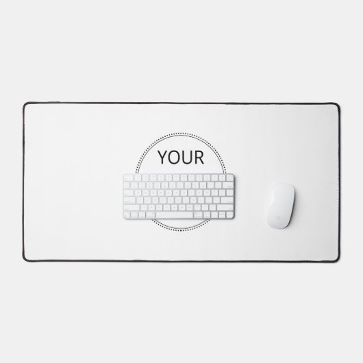 Uw Logo Sjabloon Bureaumat (Keyboard & Muis)