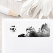 Uw Logo Smokey Gothic productlabel Etiket (Insitu)