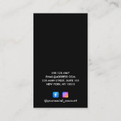 Uw Logo Social Media Minimale Prijs Label DIY (Achterkant)