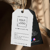 Uw Logo Social Media Minimale Prijs Label DIY
