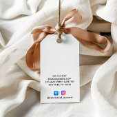 Uw Logo Social Media Minimale Prijs Label DIY