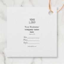 Uw logo social media QR code Prijs labels