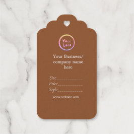 Uw logo social media QR code Prijs labels