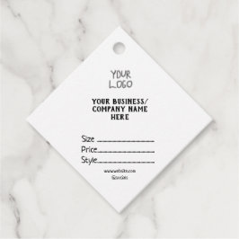 Uw logo social media QR code Prijs labels