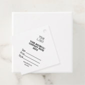 Uw logo social media QR code Prijs labels (In situ)