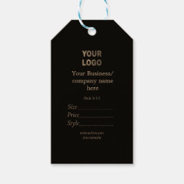 Uw logo social media QR code Prijs labels Cadeaulabel