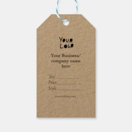 Uw logo social media QR code Prijs labels Cadeaulabel