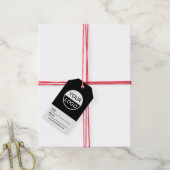 Uw Logo sociale media Moderne prijs-cadeauLabel Cadeaulabel (Met Touw)