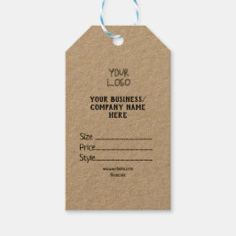 Uw logo sociale media QR-code Prijslabels Cadeaulabel