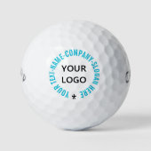 Uw Logo stempels golfballen Voorbeeld aangepaste t (Voorkant)