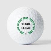 Uw Logo stempels golfballen Voorbeeld aangepaste t (Voorkant)