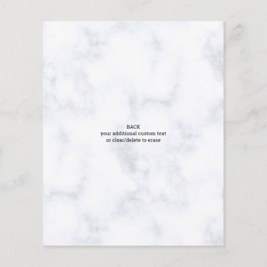 Uw Logo stijlvolle Creëer Uw eigen foto 2 Flyer (Achterkant)