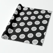 Uw Logo - Stip - Achtergrond WIT Cadeaupapier (Uitgerold)