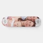 Uw Logo - Stip - Achtergrond WIT Persoonlijk Skateboard (Horizontaal)