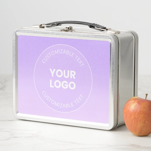 Uw Logo | Subtiele lavendel ombre gradiënt (In situ)