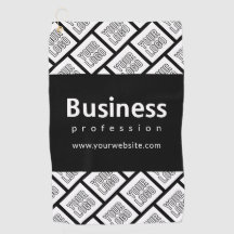 Uw Logo-tegelpatroon en bewerkbare bedrijfsnaam