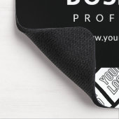 Uw Logo-tegelpatroon en bewerkbare bedrijfsnaam Muismat (Hoek)