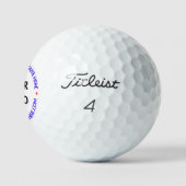 Uw Logo Tekst Merk Golfballen Stempel Voorbeeld (Logo)