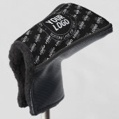 Uw Logo & tekst met Logo Pattern Golfheadcover (3/4 voorkant)