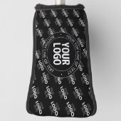 Uw Logo & tekst met Logo Pattern Golfheadcover (Draai 90)