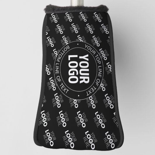 Uw Logo &  tekst met Logo Pattern Golfheadcover (Draai 90)