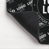 Uw Logo & tekst met Logo Pattern Muismat (Hoek)