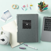 Uw Logo &  tekst met Logo Pattern Sticker (iPad Cover)