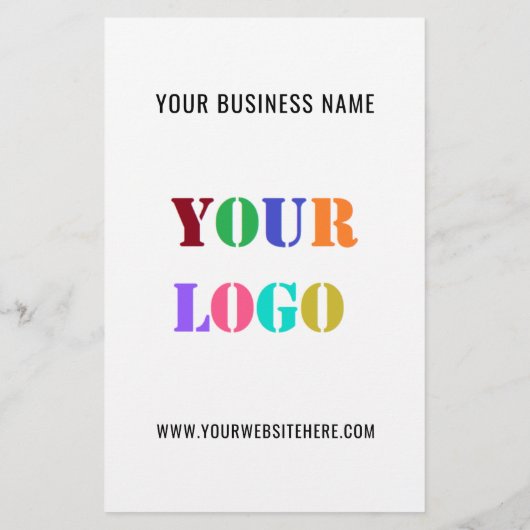 Uw Logo Tekst Promotionele Business Flyer Sjabloon (Achterkant)