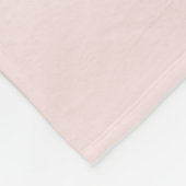 Uw Logo & Tekst | Roze & Perzik Ombre Fleece Deken (Hoek)